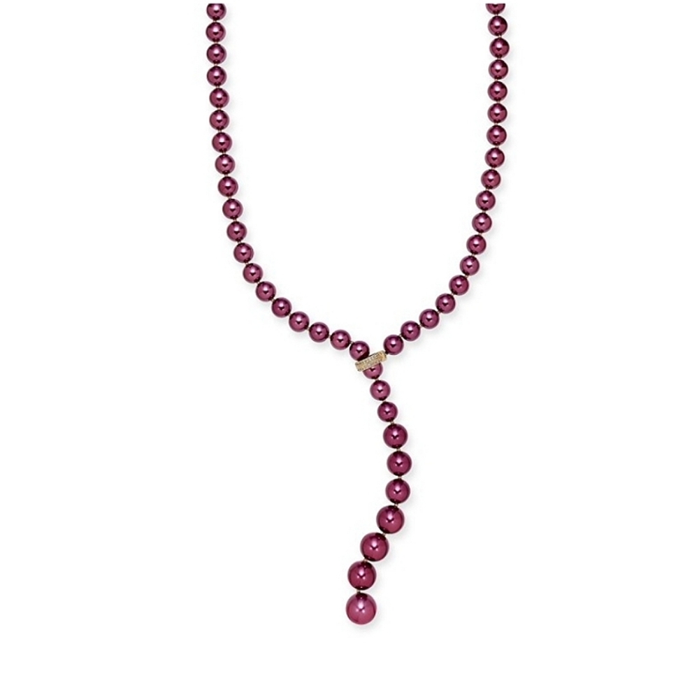 Charter Club Gold-Tone Imitation Pearl Lariat Necklace, 36″ + 2″ Extender, 